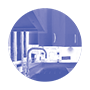 Coloured splashbacks glass table tops